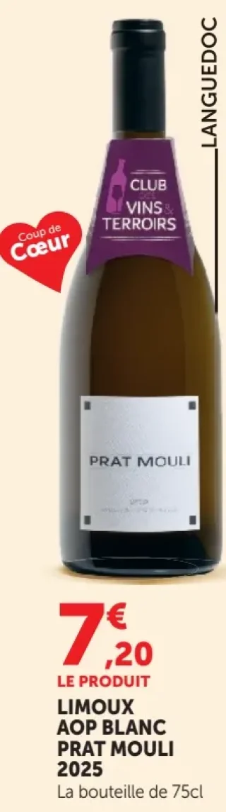 Prat Mouli Limoux AOP Blanc