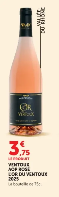 Ventoux AOP Rosé L'Or du Ventoux 2025