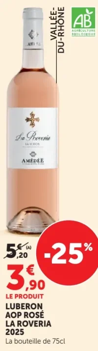 Luberon AOP Rosé La Roveria 2025