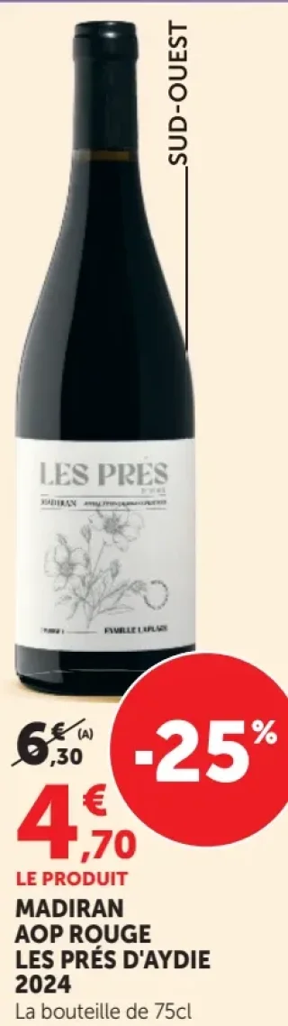 MADIRAN AOP ROUGE LES PRÉS D'AYDIE 2024