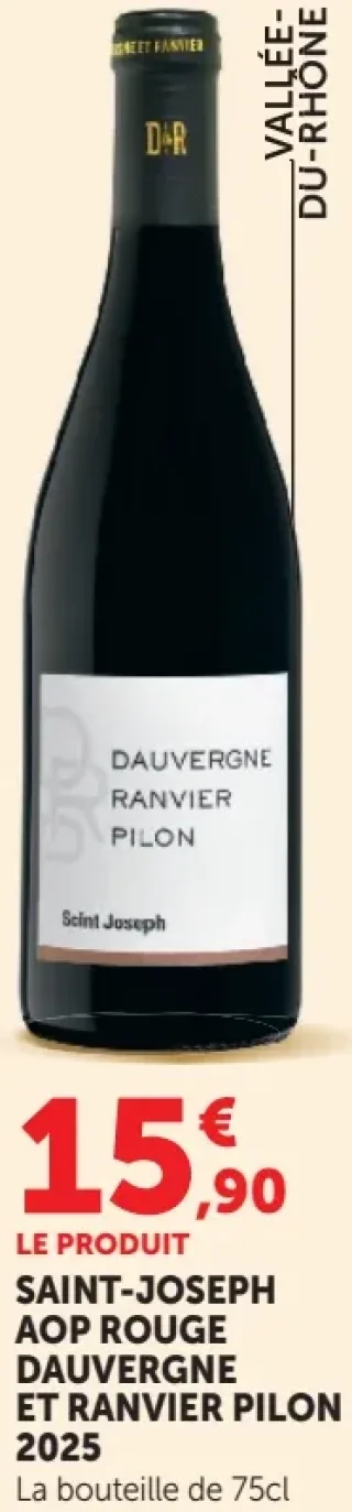 SAINT-JOSEPH AOP ROUGE DAUVERGNE ET RANVIER PILON 2025