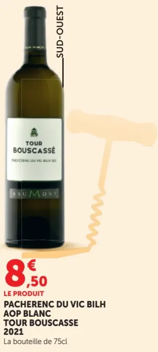Pacherenc du Vic Bilh AOP Blanc Tour Bouscassé