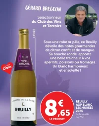 Reuilly AOP Blanc Les Murées 2025 Antoine de la Farge