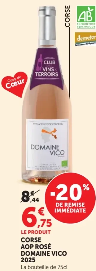 Corse AOP Rosé Domaine Vico 2019
