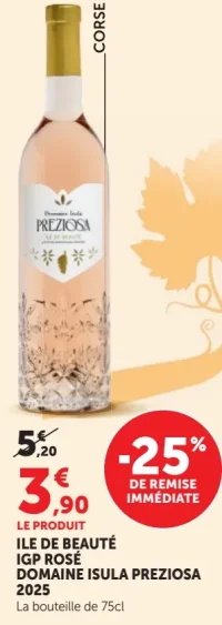 Ile de Beauté IGP Rosé Domaine Isula Preziosa 2019