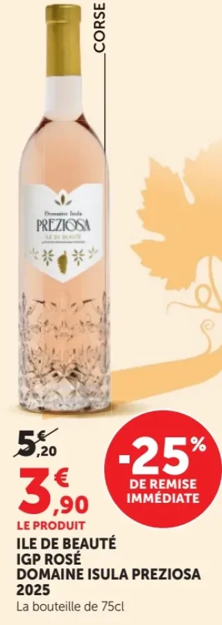 Ile de Beauté IGP Rosé Domaine Isula Preziosa 2019