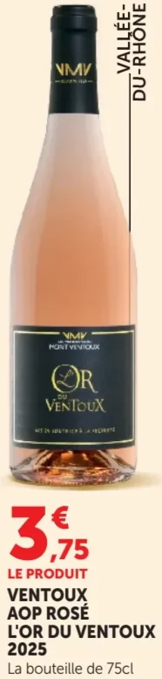 VMV Ventoux AOP Rosé L'Or du Ventoux 2025