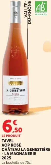 Château La Genestière Tavel AOP Rosé - La Magnanerie 2025