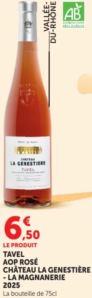 Château La Genestière Tavel AOP Rosé - La Magnanerie 2025