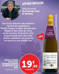 Vin blanc Pouilly-Fuissé AOP Blanc Georges Burrier La Croix du Plan 2022