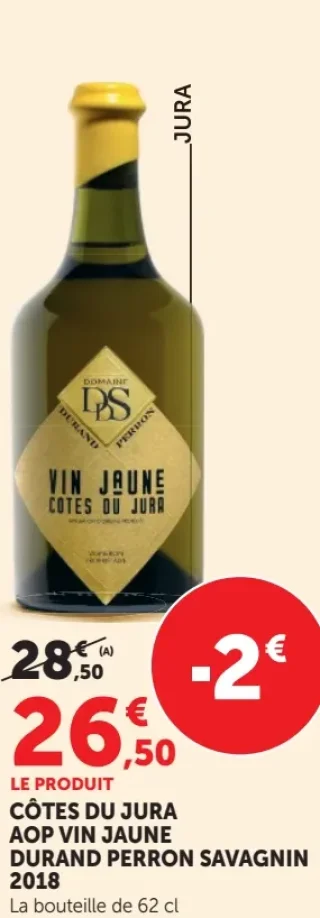Durand Perron Savagnin Côtes du Jura AOP Vin Jaune 2018