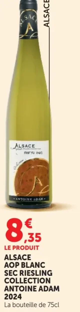 Antoine Adam Alsace AOP Blanc Sec Riesling Collection 2024