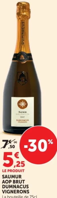 Saumur AOP Brut Dumnacus Vignerons