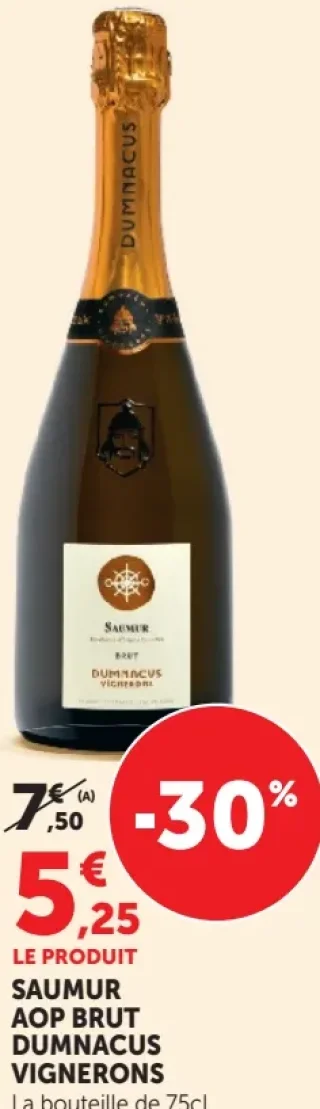 Saumur AOP Brut Dumnacus Vignerons