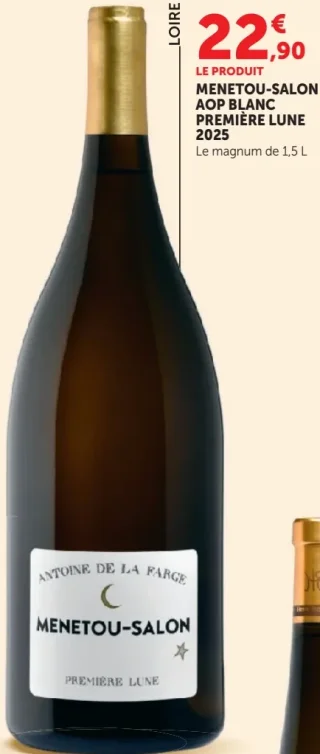 Menetou-Salon AOP Blanc Première Lune 2025