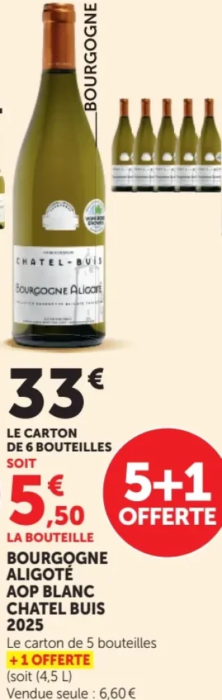 Bourgogne Aligoté AOP Blanc Chatel Buis 2025