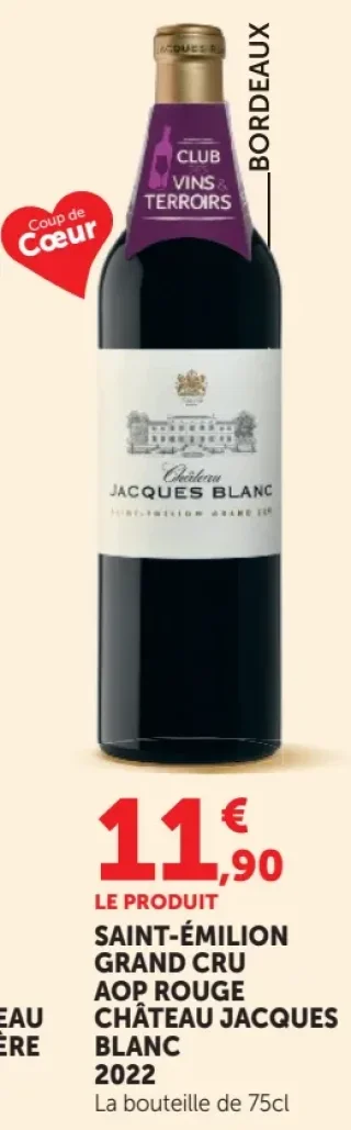 Château Jacques Blanc Saint-Émilion Grand Cru AOP Rouge 2022
