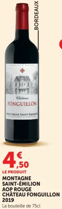 Château Fonguillon Montagne Saint-Émilion AOP Rouge 2019