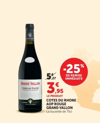 Côtes du Rhône AOP Rouge Grand Vallon