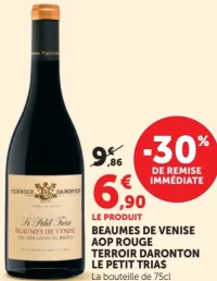 BEAUMES DE VENISE AOP ROUGE TERROIR DARONTON LE PETIT TRIAS