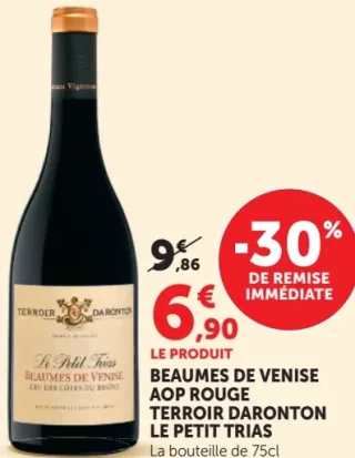 BEAUMES DE VENISE AOP ROUGE TERROIR DARONTON LE PETIT TRIAS