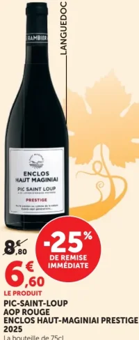 PIC-SAINT-LOUP AOP ROUGE ENCLOS HAUT-MAGINIAI PRESTIGE