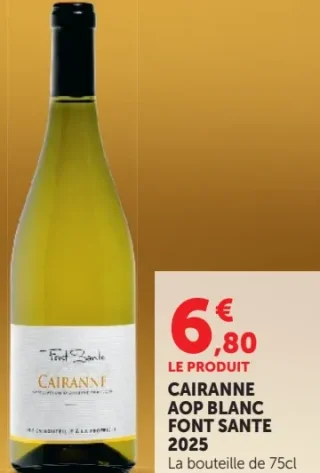 CAIRANNE AOP BLANC FONT SANTE 2025
