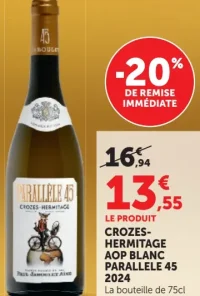 CROZES-HERMITAGE AOP BLANC PARALLELE 45 2024
