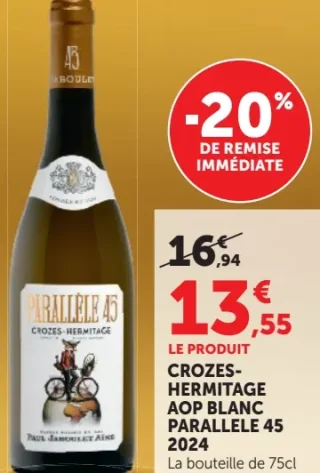 CROZES-HERMITAGE AOP BLANC PARALLELE 45 2024