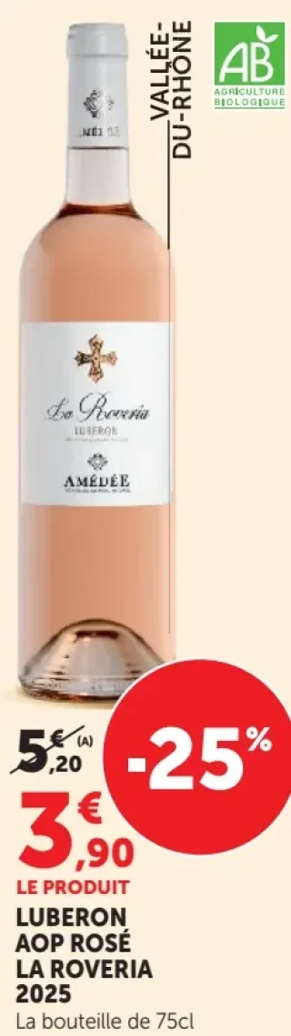 Luberon AOP Rosé La Roveria 2023