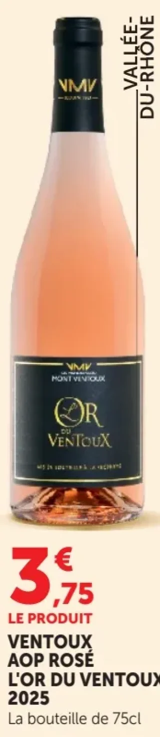 Ventoux AOP Rosé L'Or du Ventoux 2023