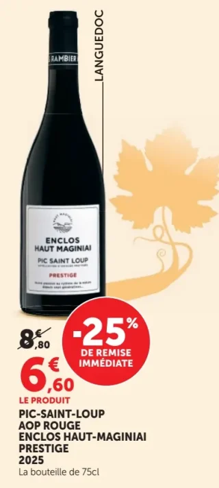 Pic-Saint-Loup AOP Rouge Enclos Haut-Maginiai Prestige 2022