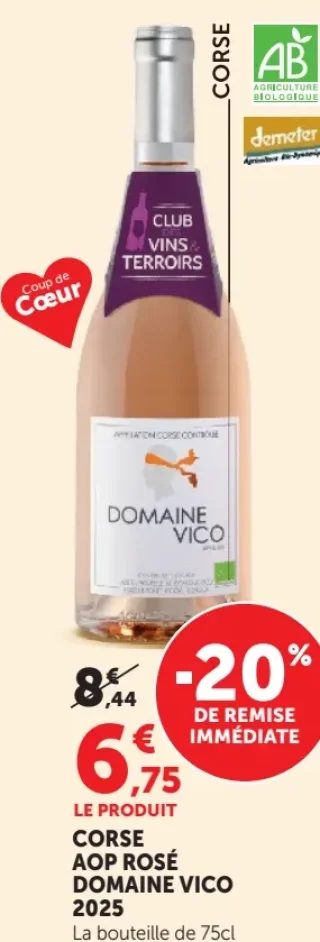 Domaine Vico Corse AOP Rosé 2025