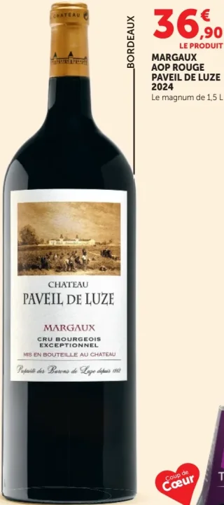 Château Paveil de Luze Margaux AOP Rouge 2014 Magnum