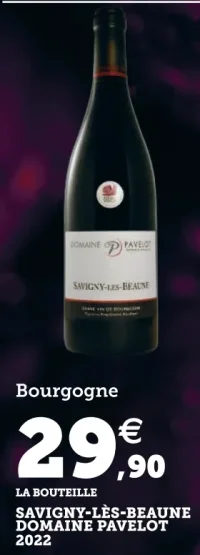 Bourgogne Savigny-lès-Beaune Domaine Pavelot 2022