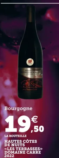 Bourgogne Hautes Côtes de Nuits «Les Terrasses» Domaine Carre 2022