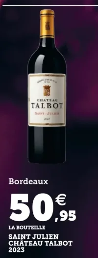 Saint Julien Château Talbot 2023