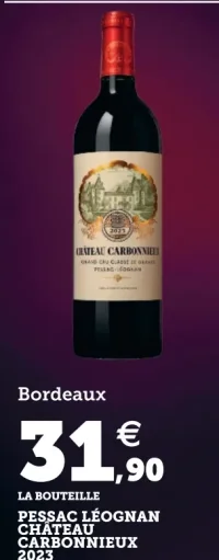 Pessac Léognan Château Carbonnieux 2023
