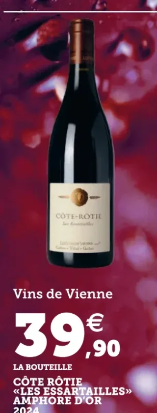 Côte Rôtie «Les Essartailles» Amphore d'Or 2024 Vins de Vienne