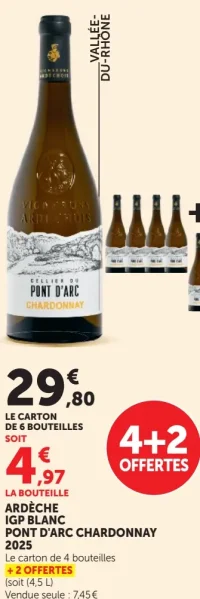 Ardèche IGP Blanc Pont d'Arc Chardonnay
