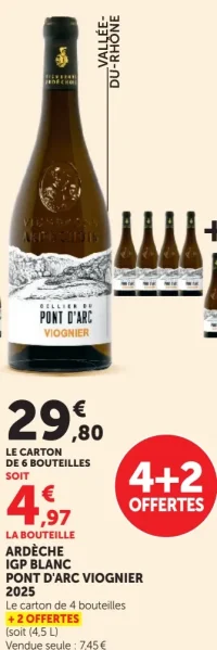 Ardèche IGP Blanc Pont d'Arc Viognier