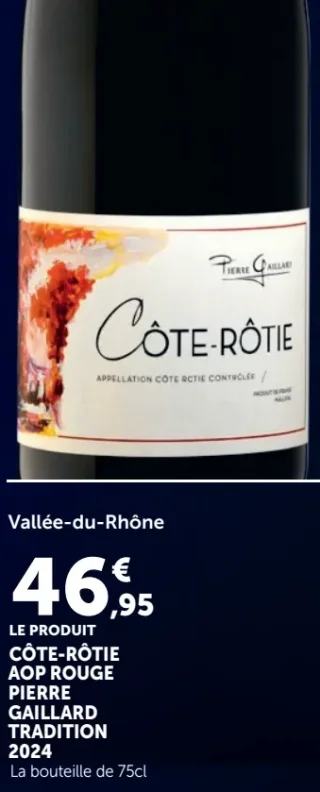 Côte-Rôtie AOP Rouge Pierre Gaillard Tradition 2024