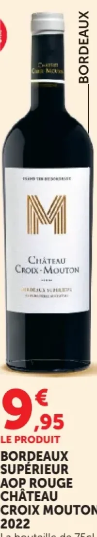 Château Croix Mouton 2022 Bordeaux Supérieur AOP Rouge