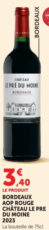 Château Le Pré du Moine 2023 Bordeaux AOP Rouge