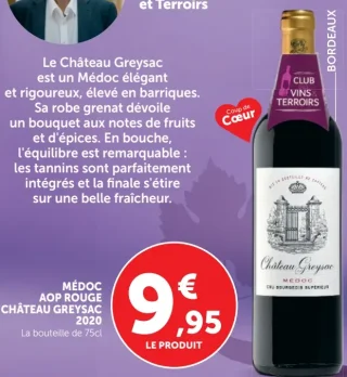 CHÂTEAU GREYSAC 2020 Médoc AOP Rouge