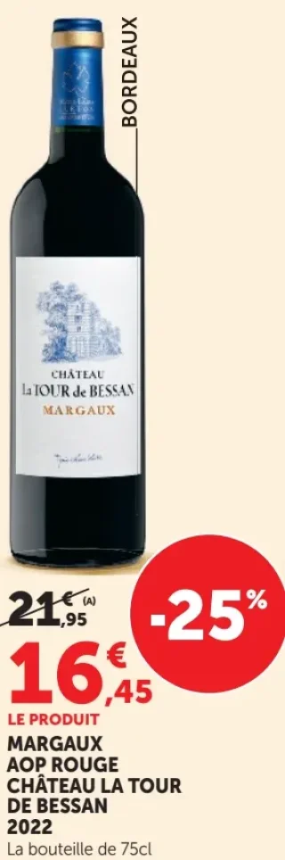 Château La Tour de Bessan Margaux AOP Rouge 2022