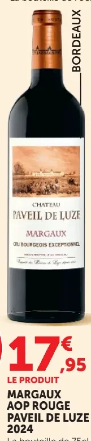 Paveil de Luze Margaux AOP Rouge 2024