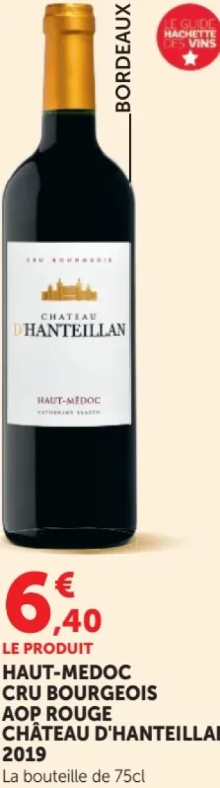 Château d'Hanteillan Haut-Médoc Cru Bourgeois AOP Rouge 2019