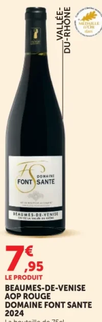 Domaine Font Sante Beaumes-de-Venise AOP Rouge 2024