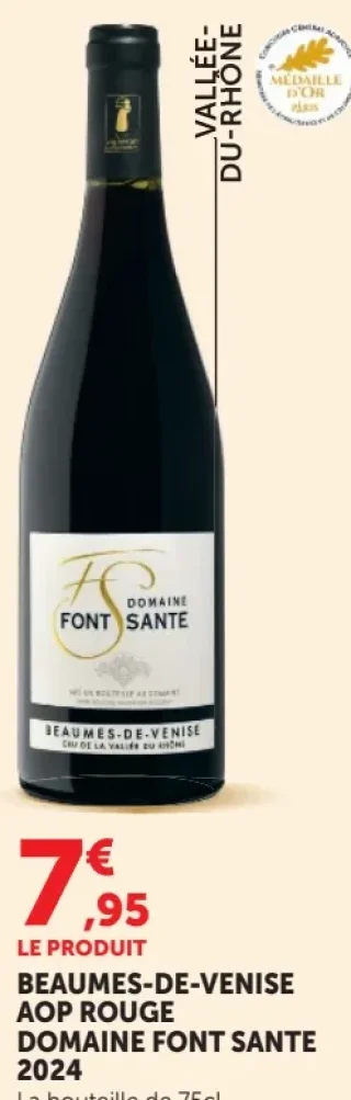Domaine Font Sante Beaumes-de-Venise AOP Rouge 2024
